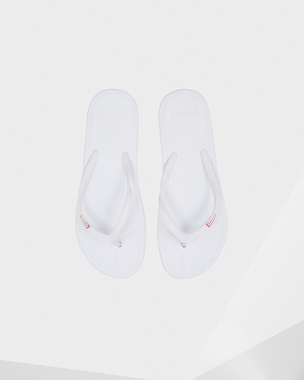 Hunter Original Flip Flops - For Sale Cheap Mens White - NJHKYD089